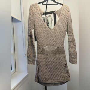 Floor the Label Crochet Dress